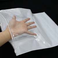 Sacs en plastique à fermeture éclair scellés en plastique transparent de qualité supérieure