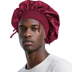 Nouveau <span class=keywords><strong>bonnet</strong></span> en <span class=keywords><strong>satin</strong></span>, <span class=keywords><strong>bonnet</strong></span> en soie avec dreadlocks pour hommes, <span class=keywords><strong>bonnet</strong></span> en soie pour cheveux bouclés, enveloppe de cheveux en soie pour dormir, nuit, bain, douche - Product Image 2