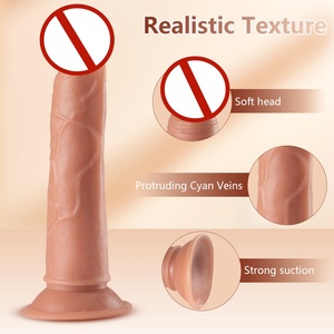 Vibrador telescópico realista de silicona líquida de grado médico con calefacción, control remoto y función de empuje, juguete sexual para mujeres. - Product Image 6