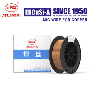 Fornitori atlantici prezzo di fabbrica OEM diametro 0.8mm-1.0mm 15KG 30KG solido filo di saldatura AWS A5.7 ERCuSi-un filo di saldatura TIG - Product Image 3