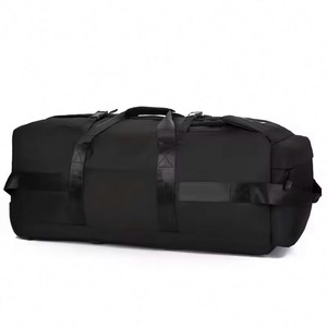 Free Sample Large Waterproof Soft Panel Roller <b>Camping</b> <b>Trolley</b> Luggage Bag Duffel Rolling Wheeled Gym Sports Backpack Travel - Product Image 4