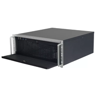Boîtier de serveur EATX 4U industriel de 19 pouces en stock d'usine avec 8 emplacements PCIE et prise en charge du refroidissement par eau