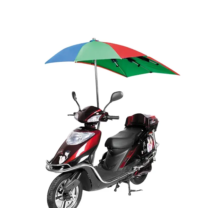XIONGG Elektro-Motorrad Schirmdach Blau wasserdichte Universalwindschutzscheiben-Roller Regenschirm-Regen-Abdeckung