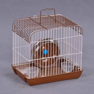 Evcil Hamster kafes başar Arcade demir ve çelik için Modern tarzı ev kuşlar için plastik tepsi ile kutu paketlenmiş - Product Image 1