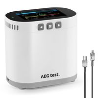 Moniteur numérique de gaz radon HOUND-3786 avec capteur à chambre d'ionisation, écran LCD 3,5 pouces, mise à jour toutes les 10 minutes, transfert de données USB pour tests domestiques
