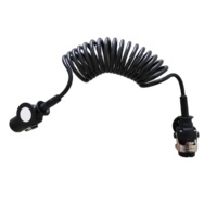 Câble réseau LED pour éclairage de scène Spiral 2 Core,stretch 2.5 mètres, câble électrique en spirale 20awg 0.5mm