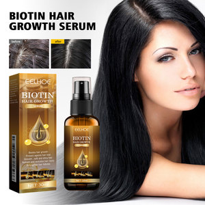 Suero de Crecimiento Capilar Orgánico con Biotina, Aceite Esencial 30ml, Tratamiento Profesional para la Pérdida Rápida del Cabello, Alivio de la Calvicie, <span class=keywords><strong>Hidratante</strong></span> y Suavizante - Product Image 5