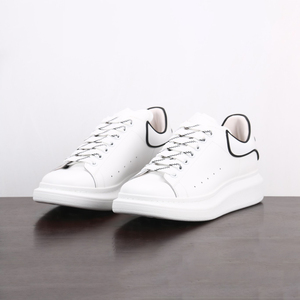 Zapatos Blancos Transpirables de Cuero de Primera Capa, para Hombre y Mujer, con Suela Gruesa para Aumentar la Altura, Zapatos Casuales - Product Image 1