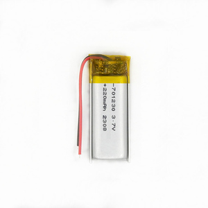 701230แบตเตอรี่ลิเธียมโพลิเมอร์3.7V 220mAh สำหรับค้นหาตำแหน่ง - Product Image 2