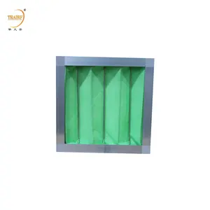 Manufacturing Equipment White/Pink/Green/Yellow F5-F9 Washable Medium Pocket Bag Air Filter Medium