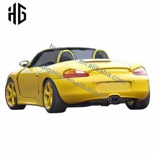 Kit de carrocería ancha <span class=keywords><strong>986</strong></span> Upgrade para <span class=keywords><strong>Porsche</strong></span> <span class=keywords><strong>986</strong></span> <span class=keywords><strong>Boxster</strong></span> 1997-2005, parachoques delantero, parachoques trasero, faldones laterales, guardabarros, kit de carrocería de fibra de vidrio - Product Image 3