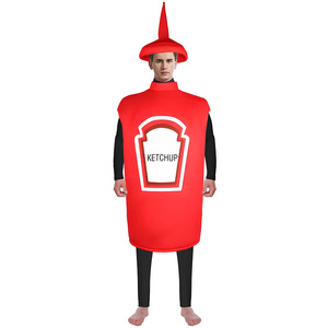 Disfraz de Mostaza Amarilla para Adultos, Traje de Esponja con Forma de Comida, Disfraz de Cosplay para Fiesta de Halloween, Accesorios para Representaciones Escénicas - Product Image 2