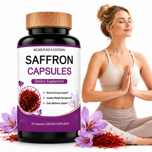 Capsules de Safran Complément Alimentaire 60 Gélules Soutien Humeur et Énergie Formule Pure Bien-être Quotidien pour Adultes - Product Image 1