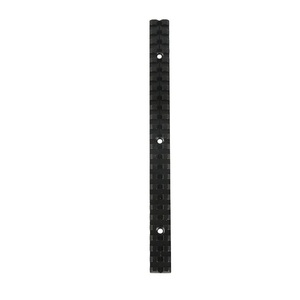 25-Slot 257mm Long Aluminum Mount Base Heavy-Duty Matte Black 20mm Durable Compatible Outdoor Equipment Bracket - Product Image 2