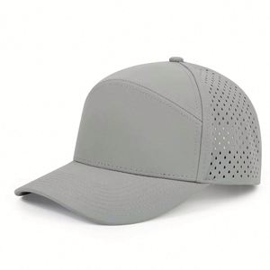Wholesale Stock Factory Customized Laser Perforated Sporty Image Unisex 7 Panel Hat High Quality Waterproof Four Seasons Common - Product Image 4