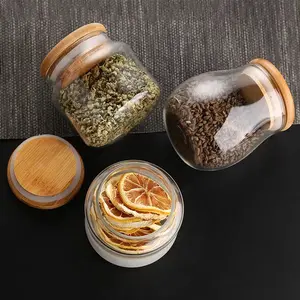 Storage Glass Favor Can Containers Glass Tea Jar Food Storage Containers Glass Jar Sealed Canisters