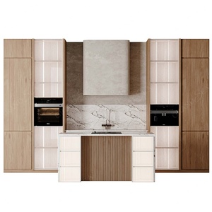 Armadietti da Cucina in Legno Laccato Bianco Stile Shaker per Progetti Alberghieri, in Compensato e Truciolato, per <span class=keywords><strong>Area</strong></span> Cucina - Product Image 1