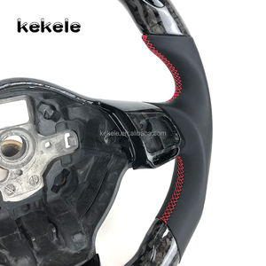 Accesorios de coche para Volkswagen VW Golf 6 Polo <span class=keywords><strong>Gti</strong></span> Gtr <span class=keywords><strong>Mk6</strong></span> 6R 2008-2013 LED RPM <span class=keywords><strong>volante</strong></span> de fibra de carbono forjado personalizable - Product Image 4