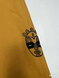 Pantalon de survêtement Ndebele artisanal, anti-rides, respirant, grande taille, en nylon/coton, pour festivals et usage quotidien - Product Image 3