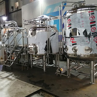 Cuve de fermentation conique industrielle en acier inoxydable avec enveloppe chauffante, unité de fermentation pour brasserie, industrie des boissons et de la biotechnologie