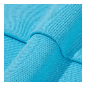 20s 100% Cotton Double Yarn Plain Fabric 280g Single-sided Sports Shirt T-shirt Knitted Fabric