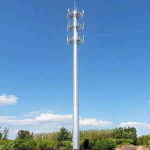 30m 40m 5G Monopol-Telekommunikationsturm, TIA/EIA-<span class=keywords><strong>222</strong></span>-G Q355B Stahlmast, Feuerverzinkt SGS <span class=keywords><strong>BV</strong></span> Drittanbieter-Inspektion - Product Image 6