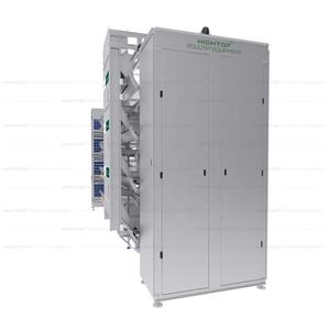 Cage de poulailler entièrement automatique Cage de batterie de type H pour animaux Système de cage de volaille pondeuse pour oeufs et poulets pour l'Algérie - Product Image 6