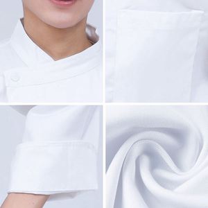 Veste de Chef en Coton Steak and Shake, Manches Longues, Dernière Collection, Blouse de Cuisine, Chemise de Chef de Restaurant, Uniforme de Serveur Unisexe - Product Image 2