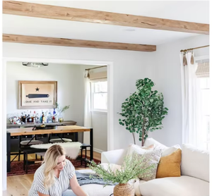 Decoración del hogar hecha a mano, <span class=keywords><strong>viga</strong></span> <span class=keywords><strong>de</strong></span> <span class=keywords><strong>madera</strong></span> <span class=keywords><strong>de</strong></span> imitación rústica, estante <span class=keywords><strong>de</strong></span> techo <span class=keywords><strong>de</strong></span> pared <span class=keywords><strong>de</strong></span> <span class=keywords><strong>madera</strong></span>, vigas <span class=keywords><strong>de</strong></span> techo <span class=keywords><strong>de</strong></span> <span class=keywords><strong>madera</strong></span> <span class=keywords><strong>de</strong></span> imitación rústicas flotantes - Product Image 2