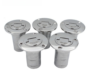 316 Remplisseur de pont en acier inoxydable <span class=keywords><strong>Bateau</strong></span> marin Yacht Caravane Réservoir d'eau Remplisseur de carburant avec bouchon sans clé - Product Image 6