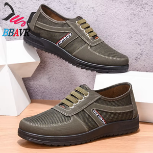 Chaussures de sport pour hommes personnalisées OEM, légères, respirantes, à lacets, antidérapantes, avec doublure en mesh pour le printemps et l'automne - Product Image 4