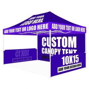 Carpa Publicitaria Impermeable de Tela Oxford con Estructura de Aleación de Aluminio 3x3, Gazebo Plegable para Eventos y Ferias - Product Image 1