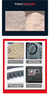 Moulin à riz à usage domestique, fraisage de <span class=keywords><strong>millet</strong></span> avec écran vibrant, paille de riz séparée et cassée - Product Image 2