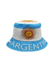 Set de 4 Piezas para Fanáticos de la Copa Mundial de Fútbol 2026, Gorro con la Bandera Nacional de Argentina, Bufanda, Gafas de Sol, Pintura Facial en Barra, Kit de Recuerdos de Fútbol - Product Image 3