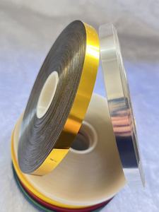 12-13mm rộng 1000m dài một mặt vàng vật nuôi thân thiện với môi hàng hóa ràng buộc đóng đai băng băng cuộn Giao hàng nhanh chất lượng - Product Image 2