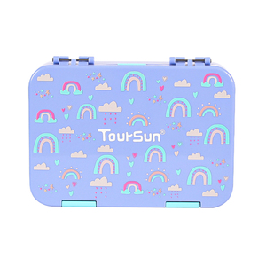 Toursun Chất lượng cao Tritan Bento Hộp Ăn Trưa cho trẻ em ngăn nhựa bpa-trường miễn phí <span class=keywords><strong>Container</strong></span> có nắp đậy tùy chỉnh in - Product Image 6