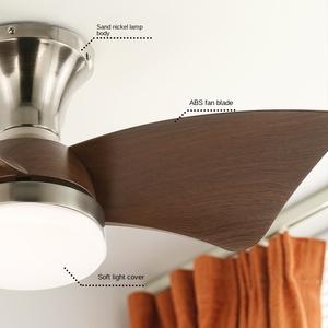 มอเตอร์ DC ไร้แปรงถ่านสำหรับตกแต่งภายในพร้อมพัดลมเพดาน - Product Image 4