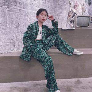 Nuevo Traje de Niña de Corea del Sur, Traje Pequeño, Vestido Pequeño, Abrigo con Estampado de Leopardo, Desfile de Moda, Conjunto de Padres e Hijos - Product Image 4