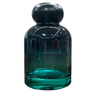 Vente en gros de flacons de diffusion de parfum d'ambiance de luxe en verre givré de forme ronde de 100 ml et 150 ml