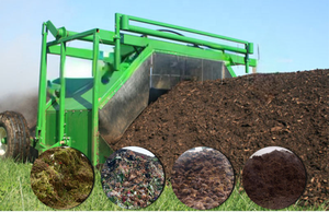 Tourneur de <span class=keywords><strong>compost</strong></span> remorquable de tracteur pour la productiond'engrais organiques,rendement élevé monté sur tracteurde tourneur - Product Image 4