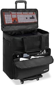 Échantillon gratuit Étui de transport pour ordinateur personnalisé, sac de transport rembourré en nylon pour transporter un ordinateur de bureau, un châssis de PC - Product Image 5