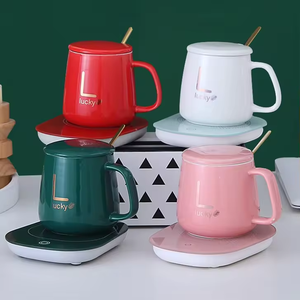 Sıcak satış hediye seti fincan isıtma pedi sıcaklık kontrolü akıllı kahve kupa kupa ısıtıcı ile özel Logo - Product Image 3