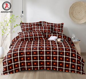 Taux de rachat élevé, Grand stock, 1 drap de lit et <span class=keywords><strong>2</strong></span> taies d'oreiller en Bazin Riche Gazner Africain, Vente en gros, Commande conteneur - Product Image 1