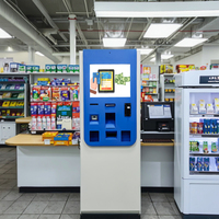 Mesin kios pembayaran windows untuk supermarket dibayar dengan kartu tunai & kredit