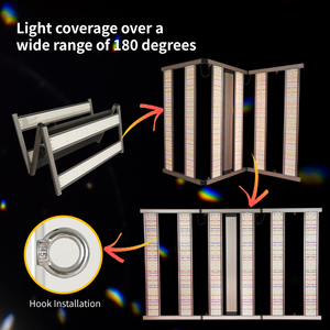 Serre de culture verticale avec éclairage LED pour culture en intérieur, entrepôt américain, 1200W 1300W 1400W, lampe de culture LED <span class=keywords><strong>Samsung</strong></span> LM301H - Product Image 2