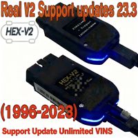 Real HEX V2 VAGCO Code Reader VCDS with STM32F429 for Chip 12V Digital Display Supports Upgrade for Audi Skoda