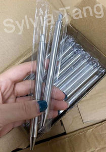 2023 Custom Logo Nieuwe Diy Transfer Sublimatie Lege Gel Inkt Pen Glitter Roestvrijstalen Pen Met 1.0Mm Schrijfbreedte - Product Image 5