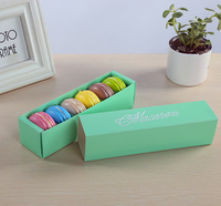Boîte à tiroir en papier pour chocolat mignon, boîte en papier pour dessert sucré, boîte en papier pour biscuits, boîte en papier pour macarons 6 12