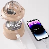 Lanterne d'ambiance LED portable colorée pour l'extérieur, lampe à boule en ABS, lampe de camping pour célébrités d'Internet