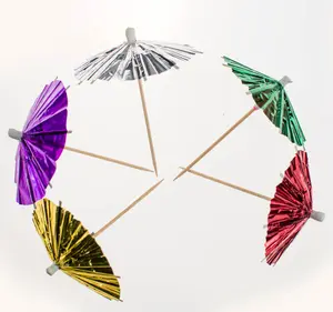 Food Grade decorative picks creative paper cocktail umbrella picks